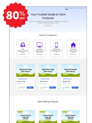Tech Sphere Google Site Template product image (1)