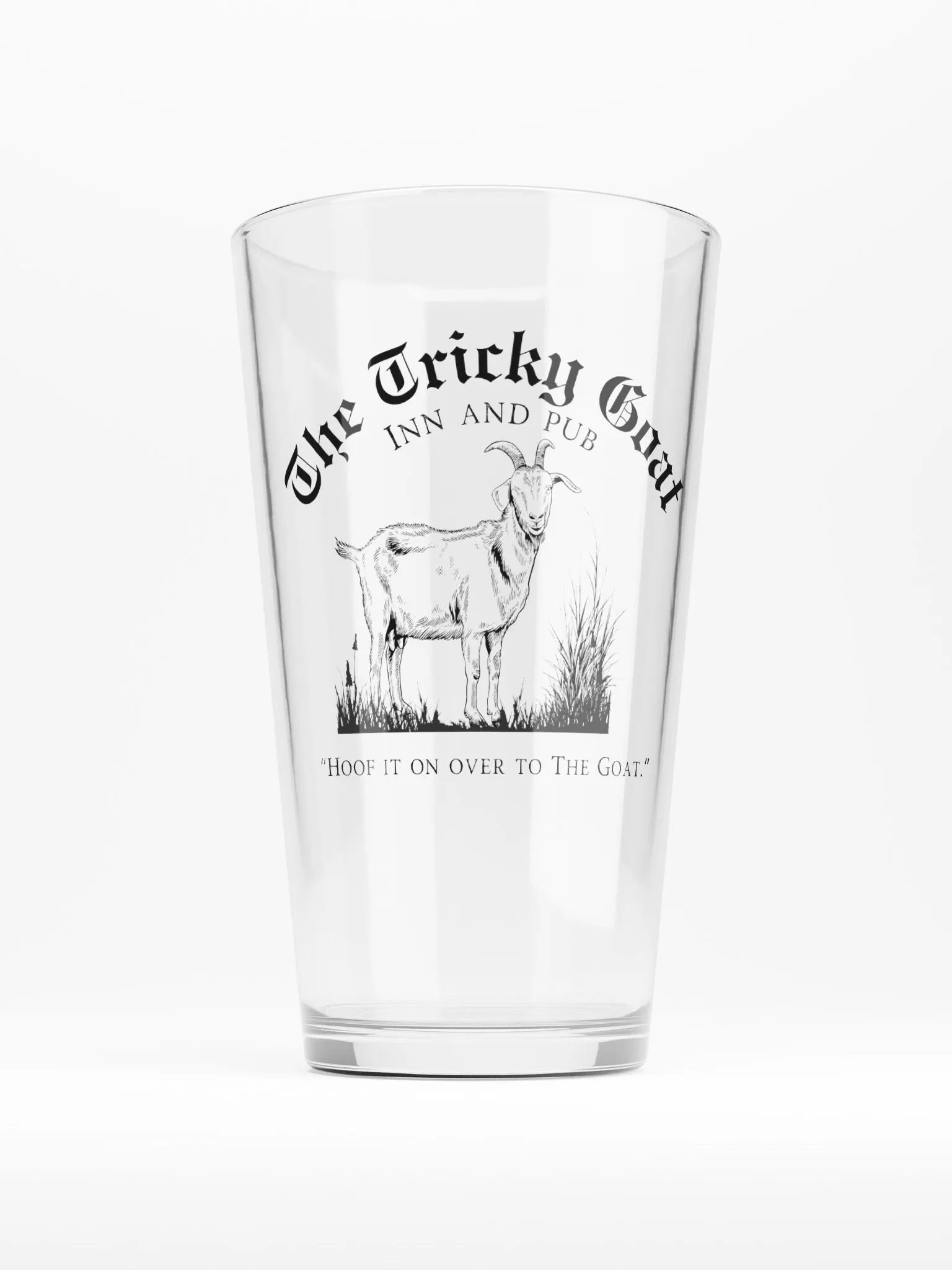 The Tricky Goat Souvenir Pint Glass product image (1)