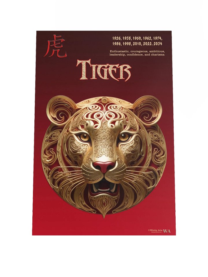 Chinese Zodiac Poster - TIGER product image (1)