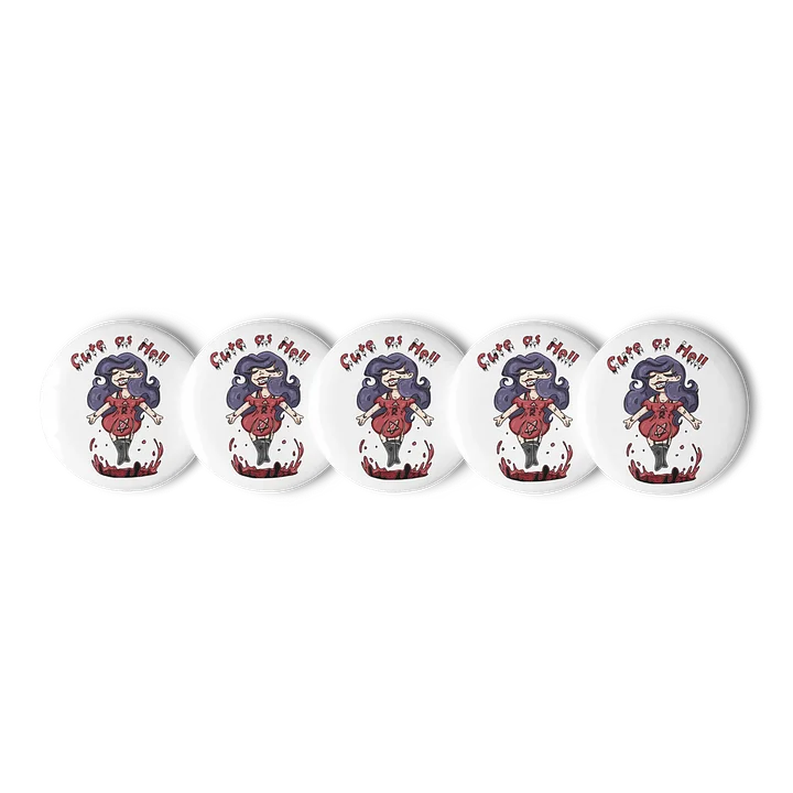 Cute As Hell Buttons product image (1)