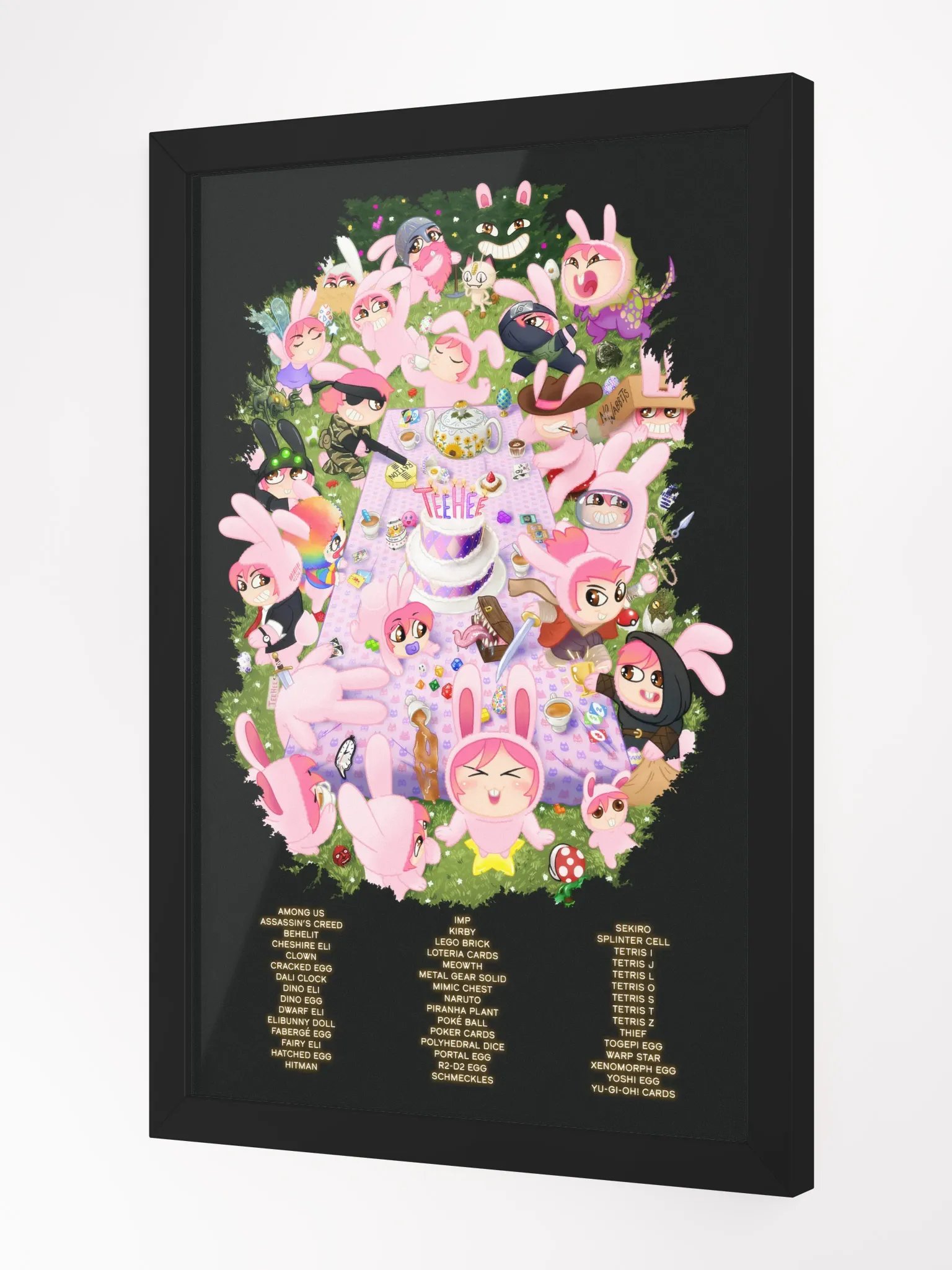 Neko "TeeHee" Party Print product image (6)