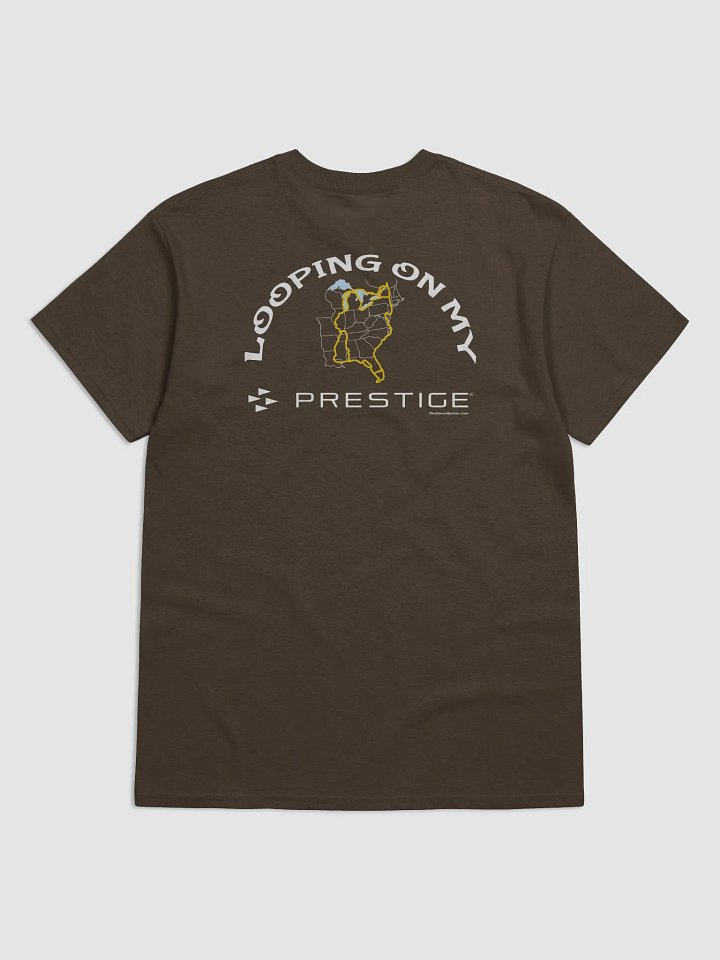 Looping On My Prestige - T-Shirt - Dark Shirt w/White Logo product image (1)