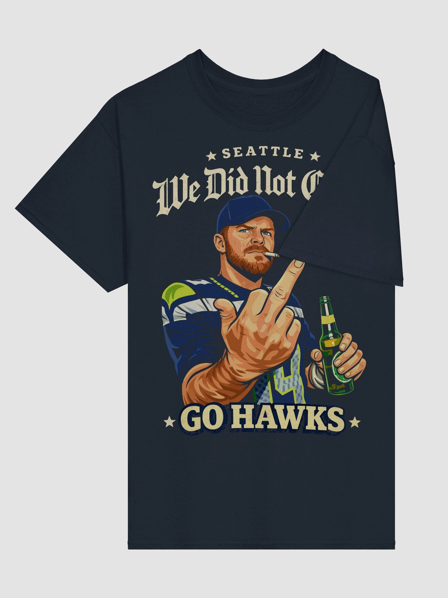 Sam Darnold Middle Finger Shirt - The Viral Ernest Jones Parade