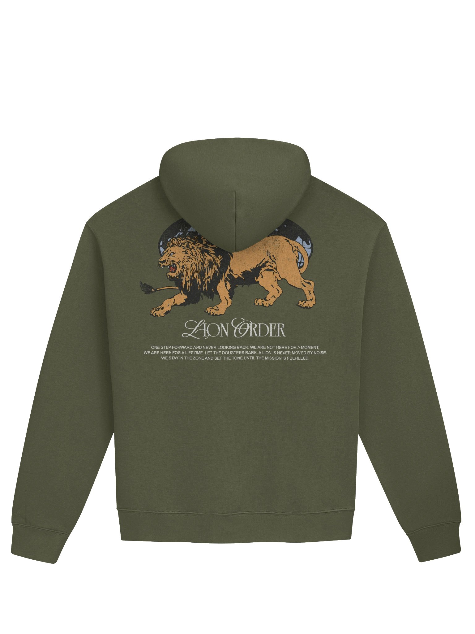 "One Step Forward" Premium Oversized Hoodie in Cypress product image (2)