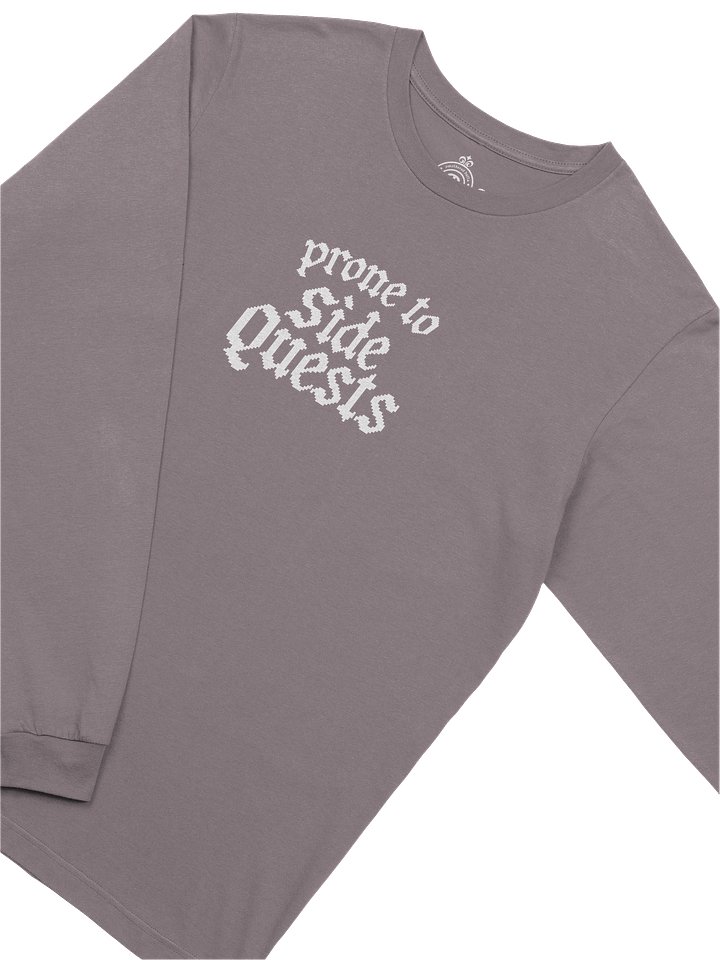Side Quests long-sleeve tee (dark) product image (17)