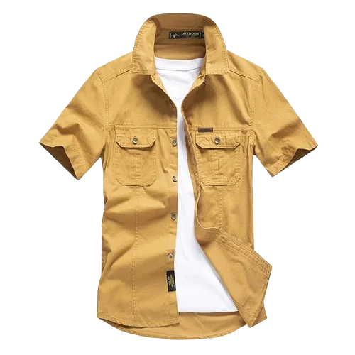 Short Sleeve Shirt Men's Cotton Work Shirt product image (1)