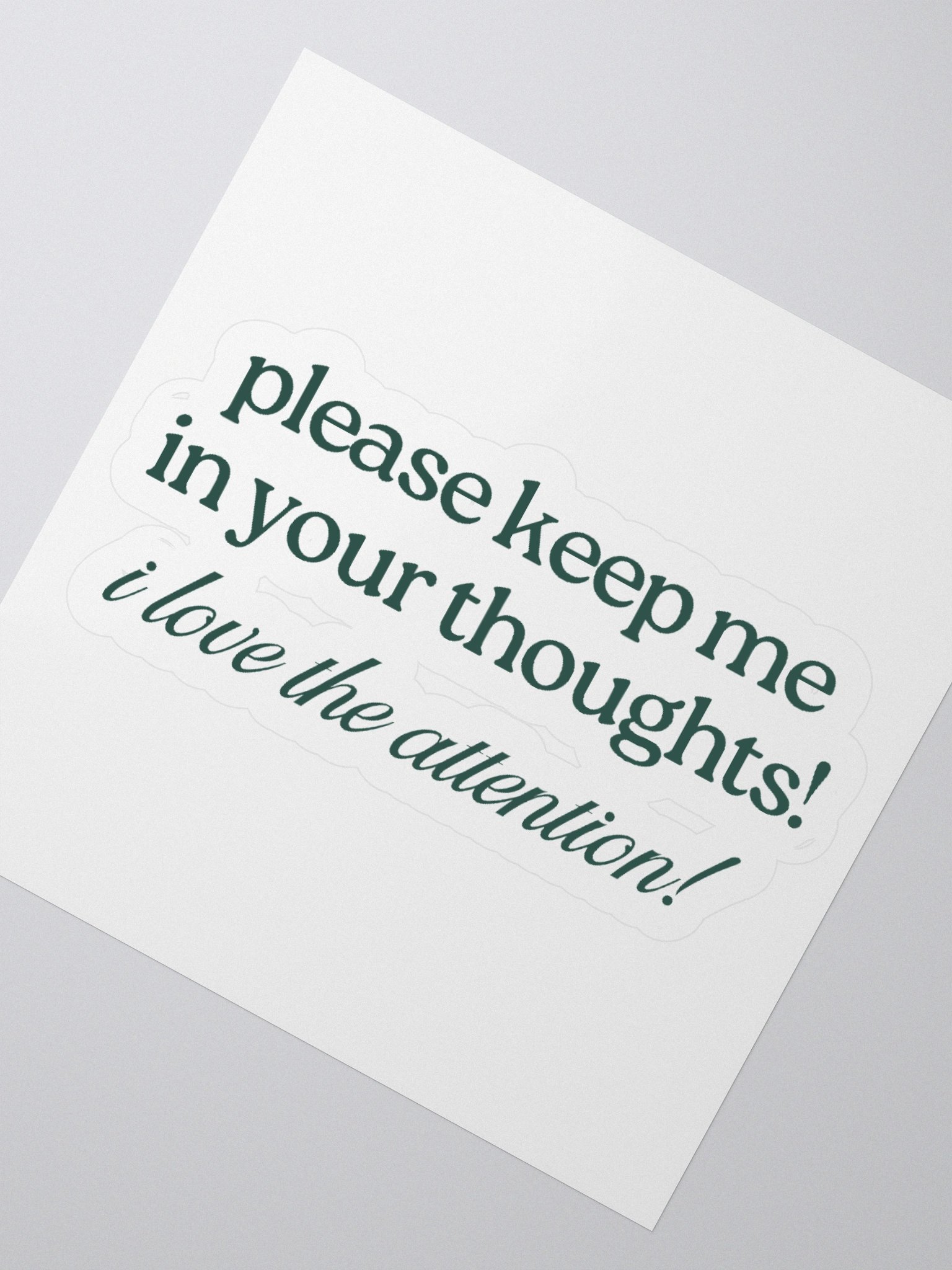 Attention Sticker product image (2)