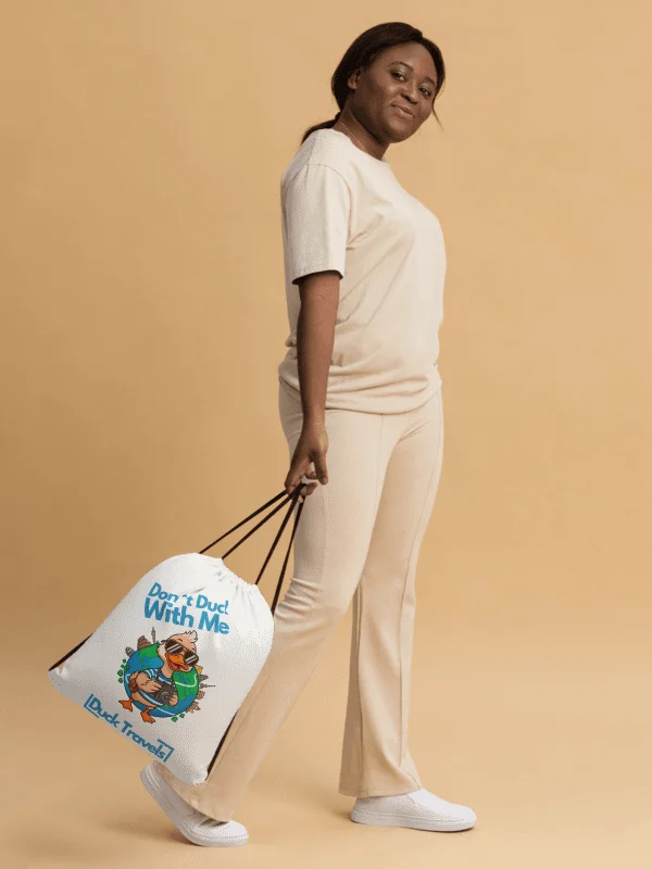 "Don't Duck With Me" Drawstring Bag product image (3)