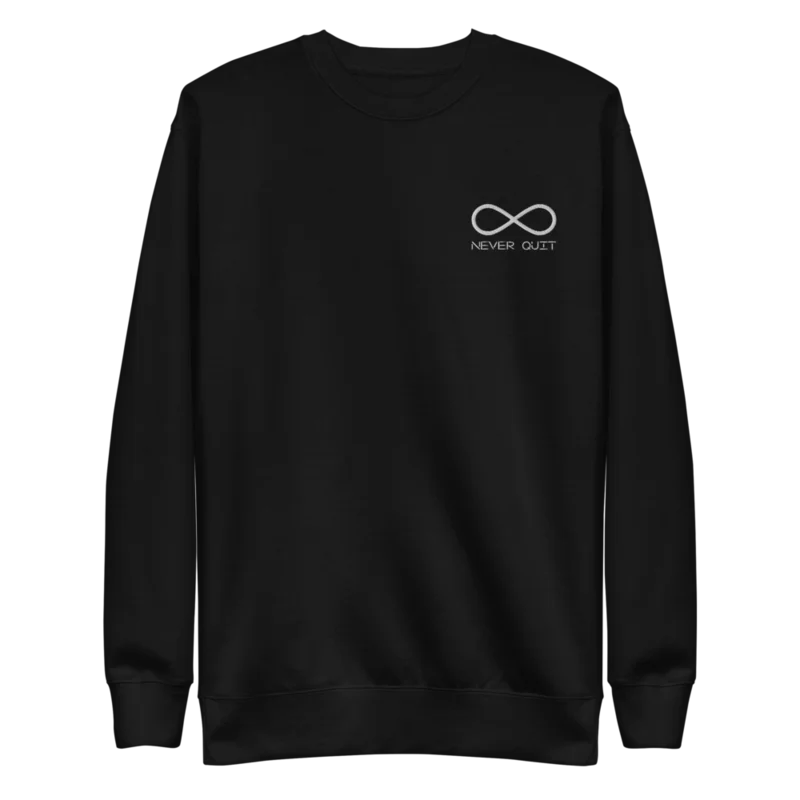 Never Quit Embroidered Crewneck product image (1)