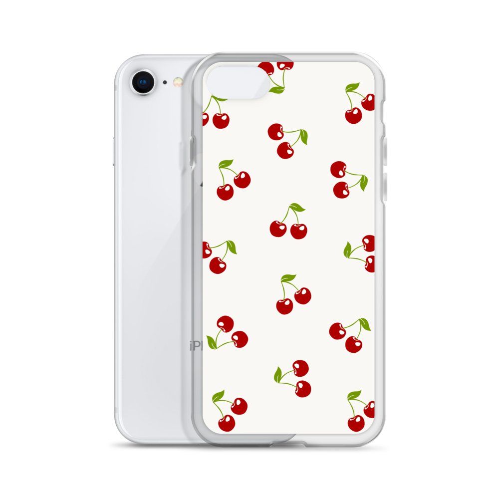 Cherry Pairs Clear iPhone Case product image (2)