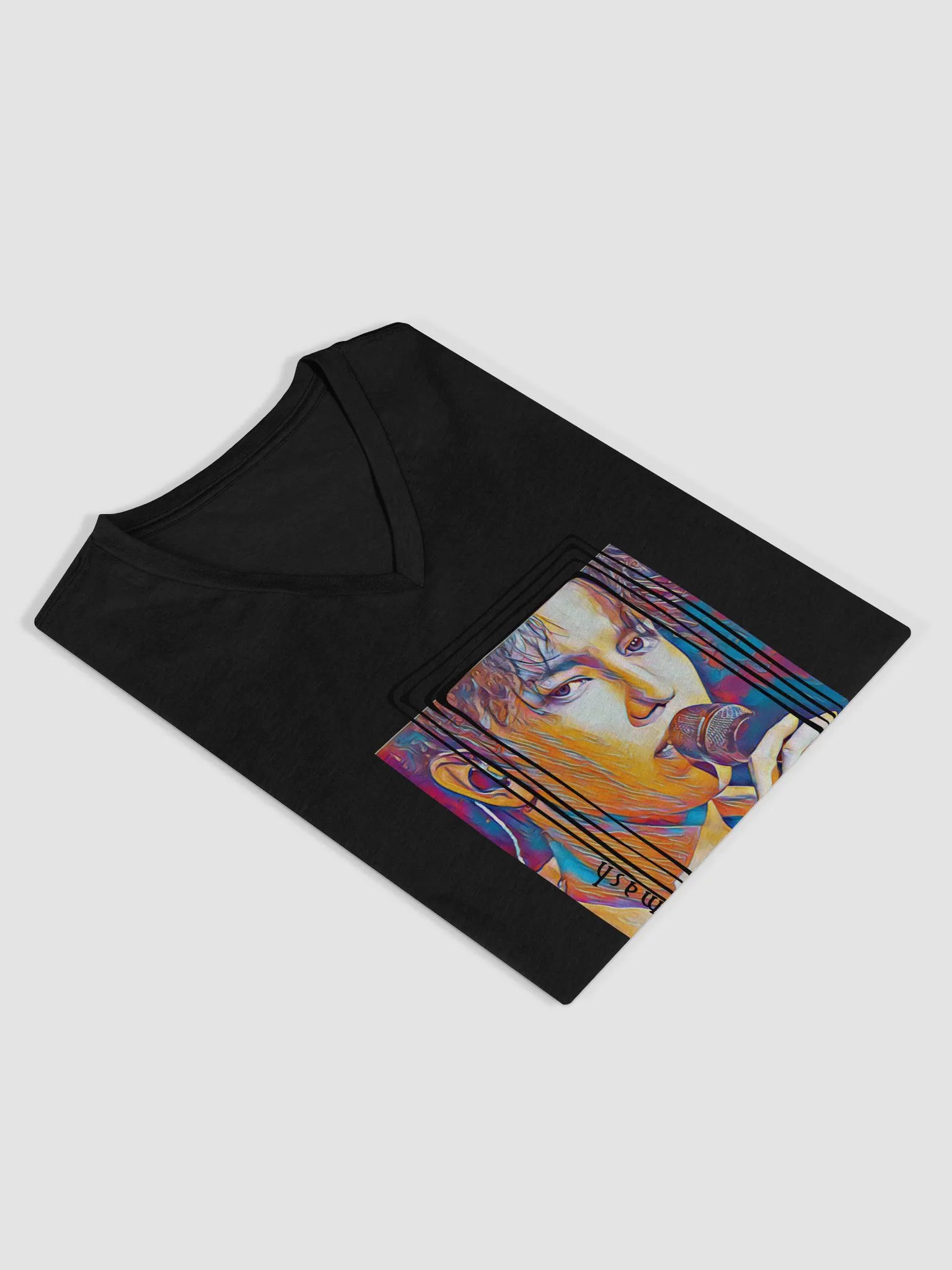 Singer From Kazakhstan Bella Canvas Unisex V-Neck product image (4)