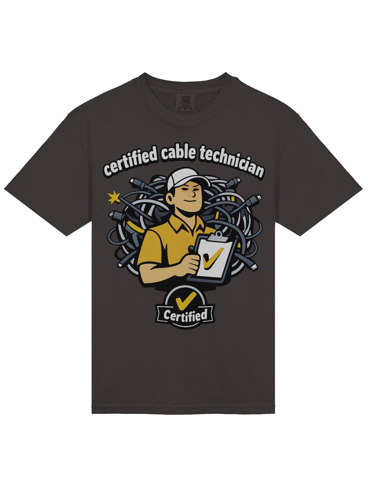 Certified Cable Technician T-Shirt product image (22)