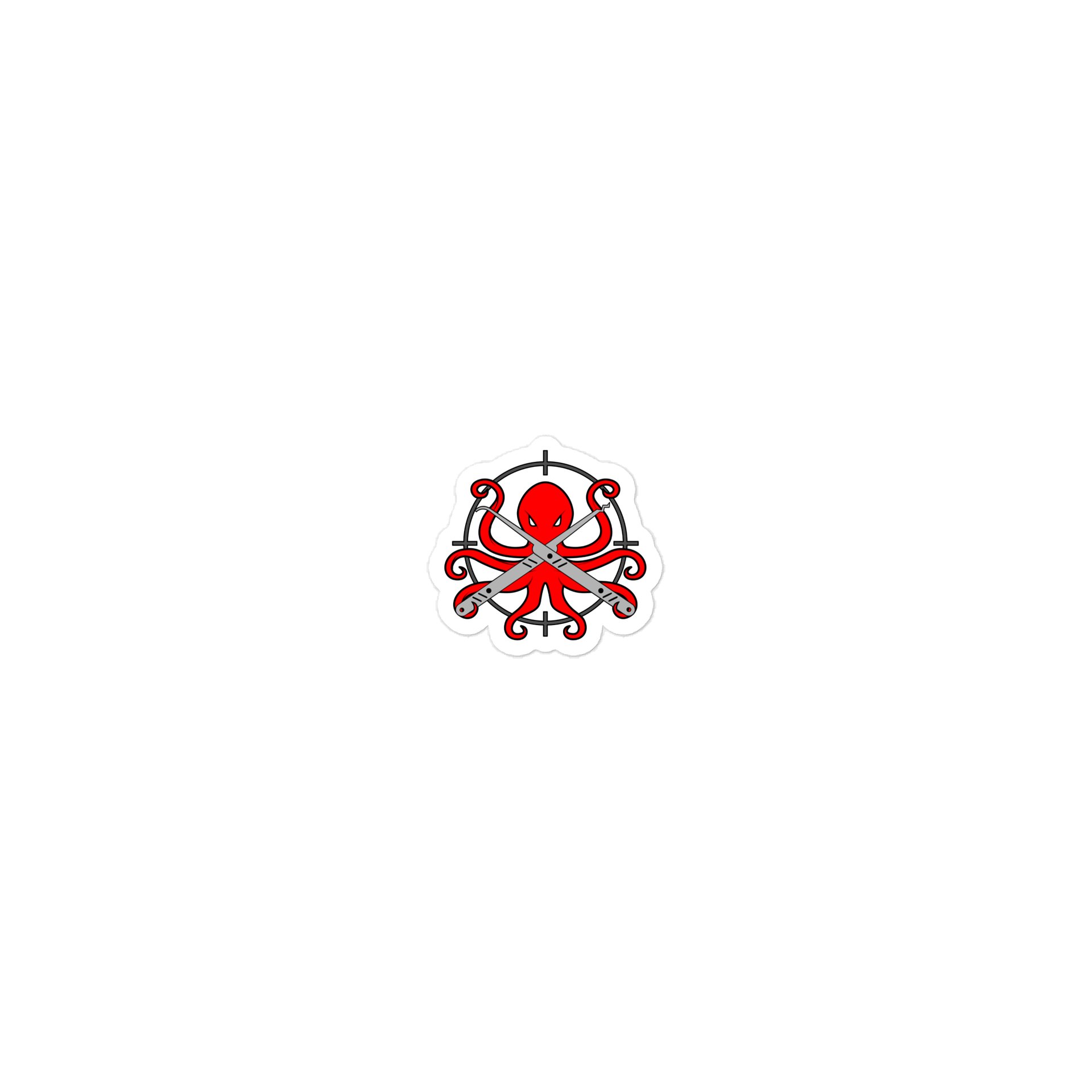 Red Team Octopus Sticker product image (1)