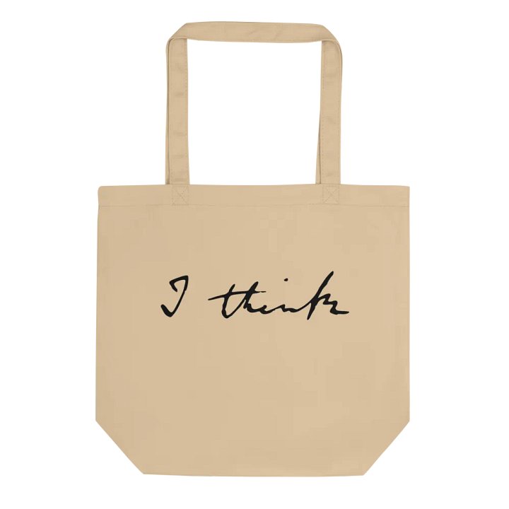 "I think" - Tote product image (1)