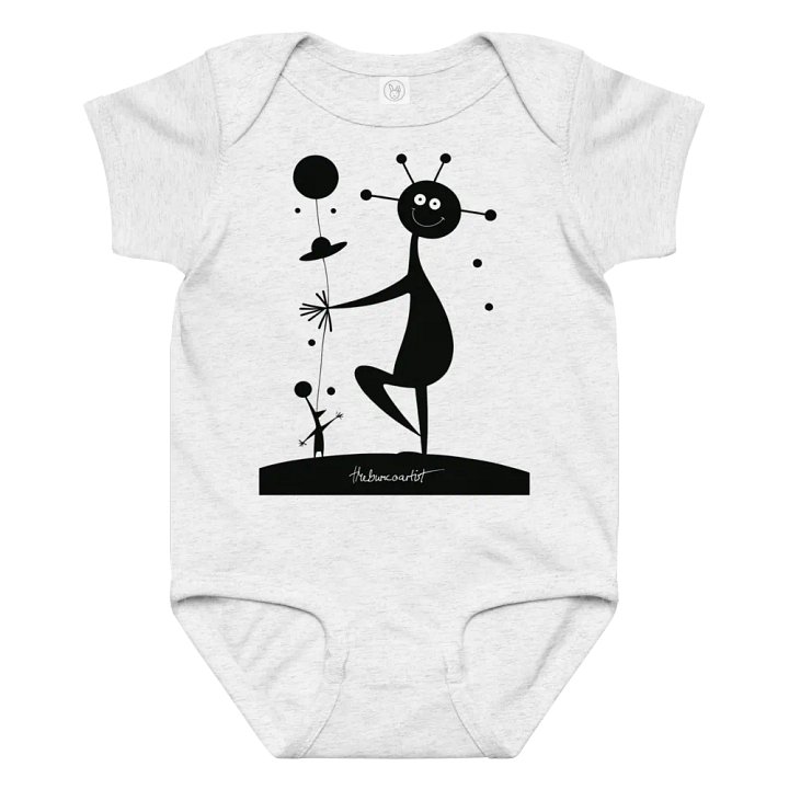 Rabbit Skins Baby Jersey Bodysuit product image (4)