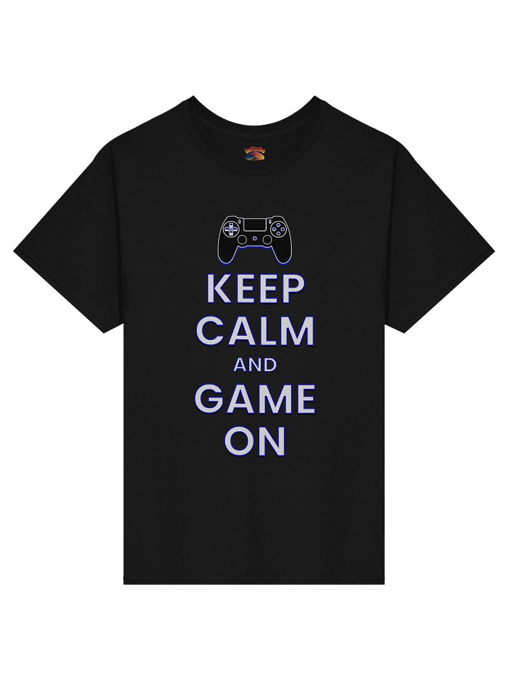 KEEP CALM AND GAME ON PS T-SHIRT product image (1)