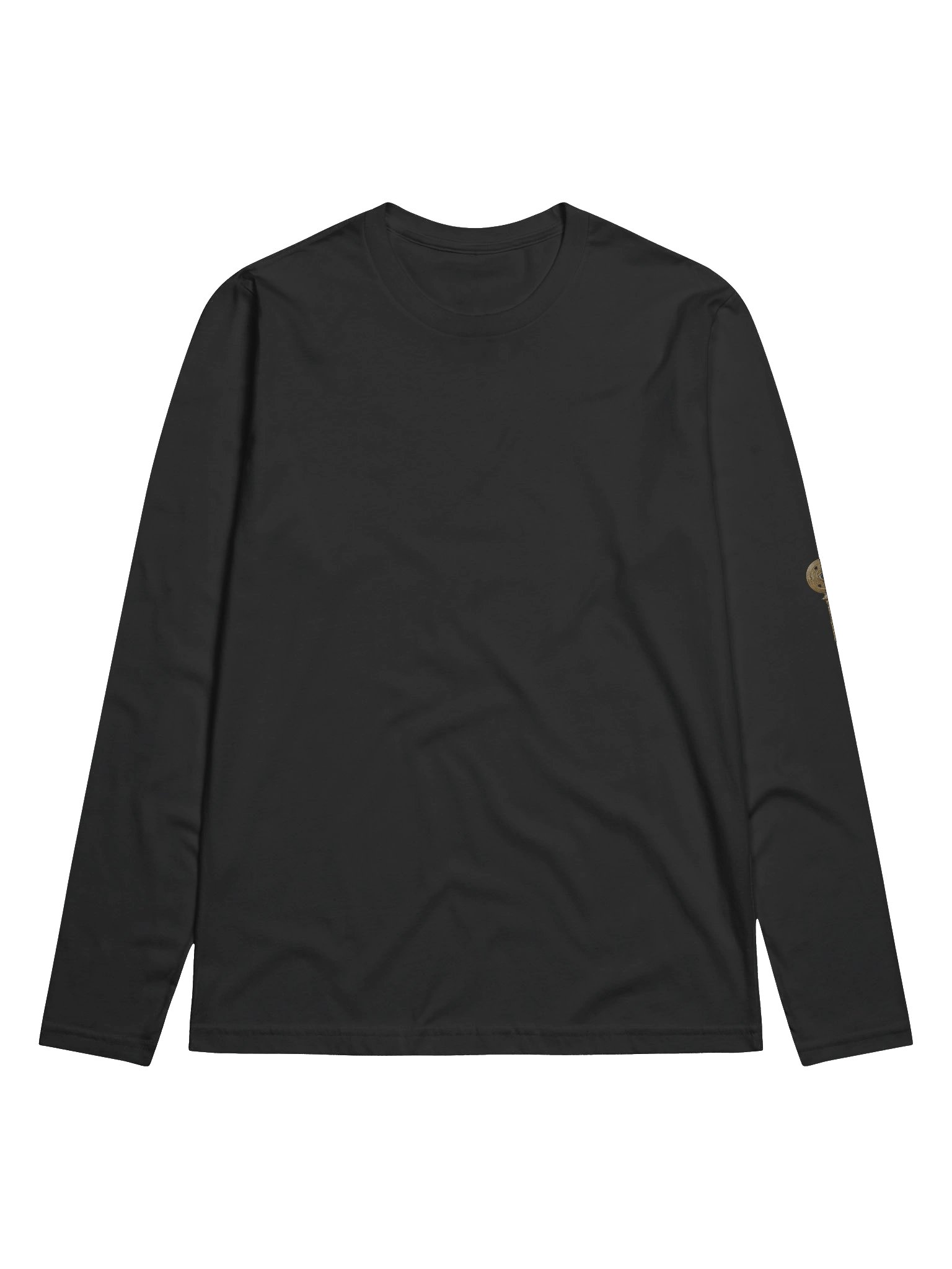 The Gatekeeper’s Key – Black Reverse Line Edition (Back + Left Sleeve Print) | Premium Fitted Long Sleeve product image (1)