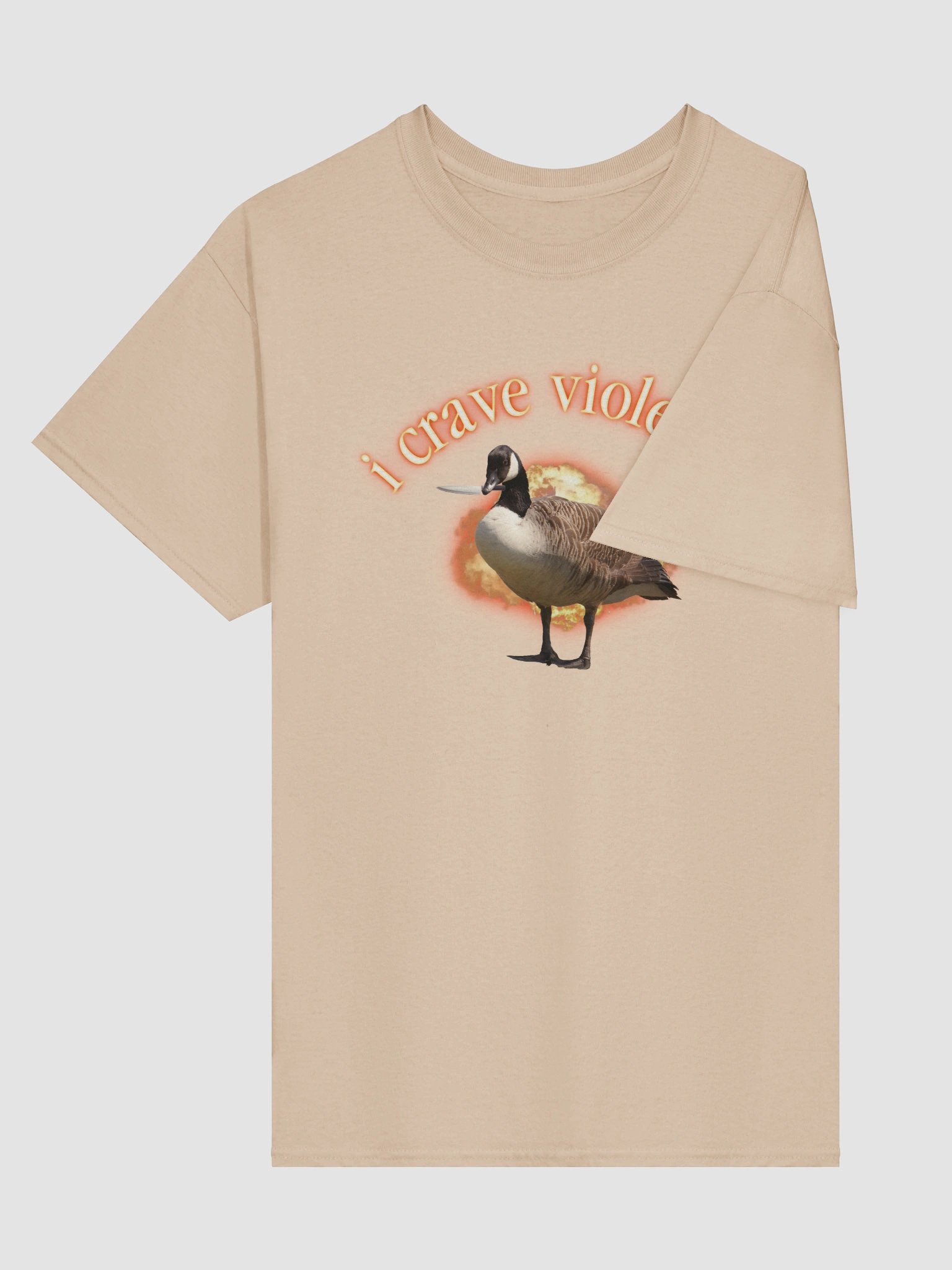 I Crave Violence Goose T-shirt product image (21)