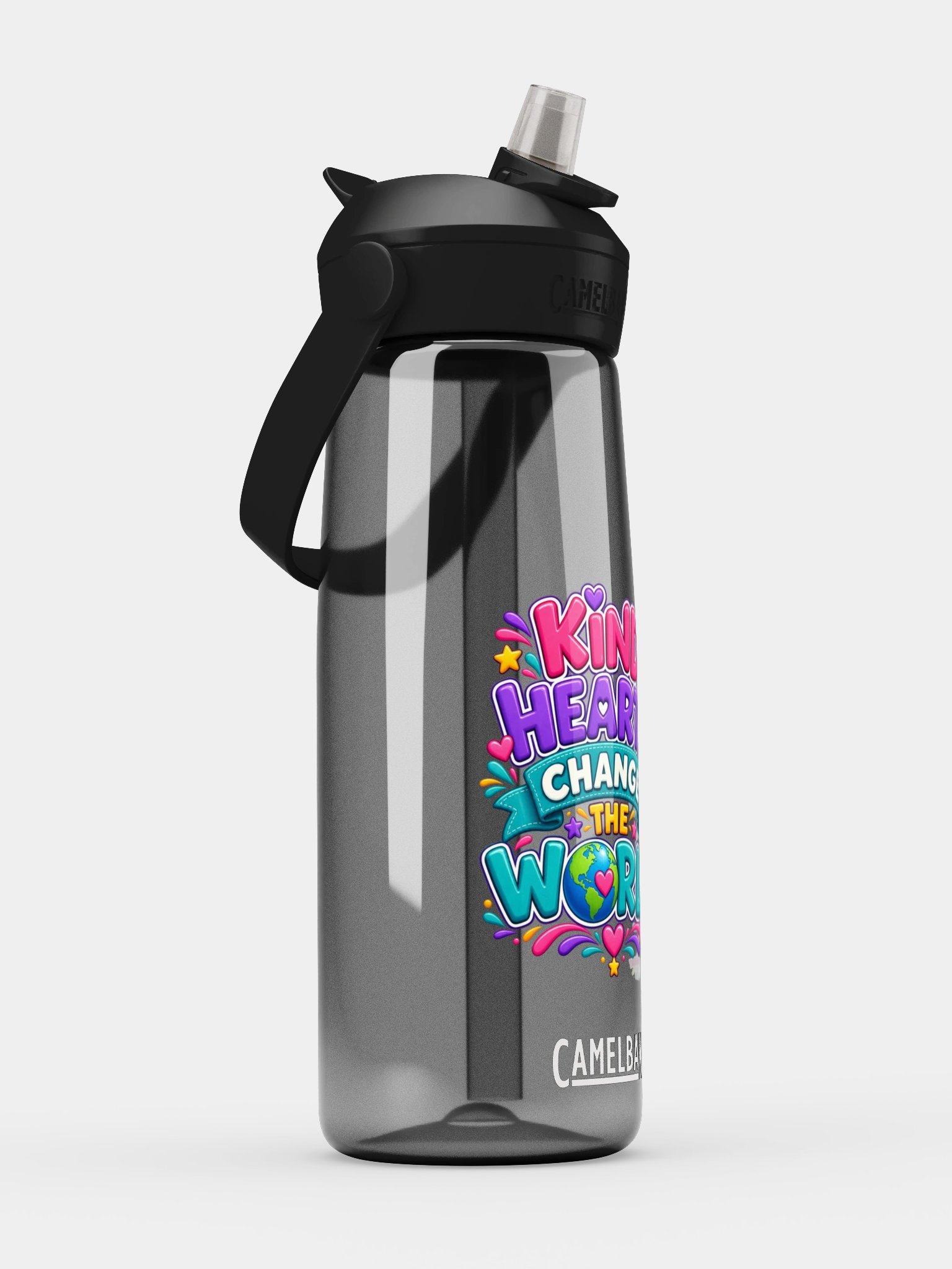 CamelBak Thrive® Flip Straw Inspirational Water Bottle - Kind Hearts Change the World. product image (3)