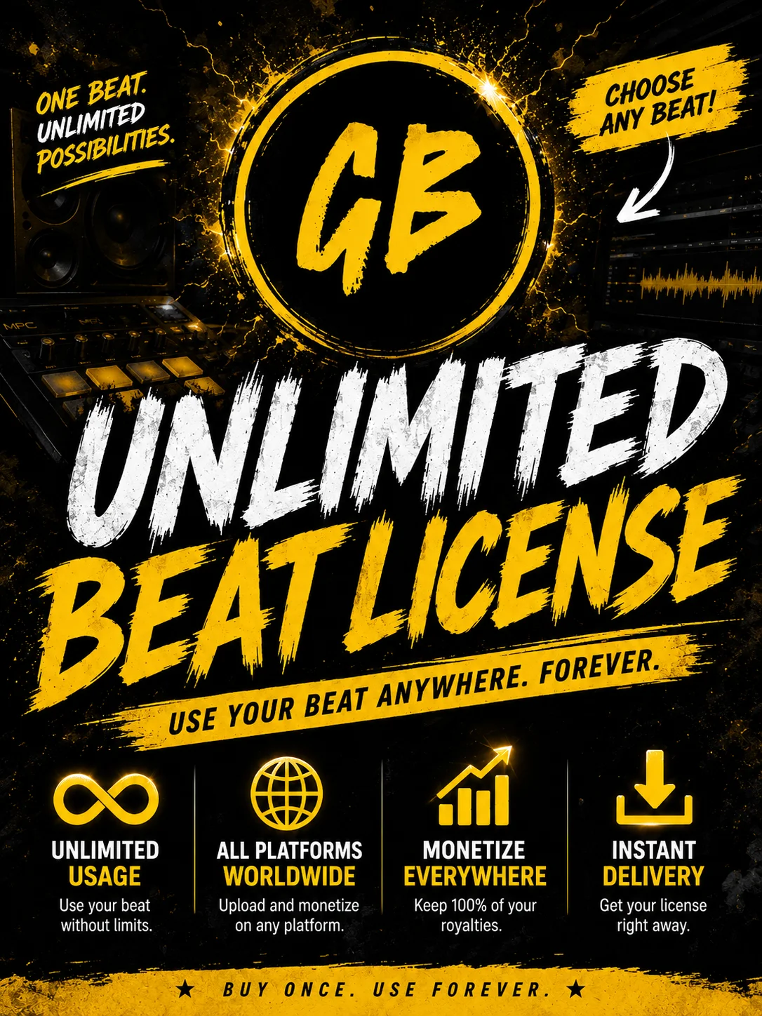 UNLIMITED BEAT LICENSE product image (1)