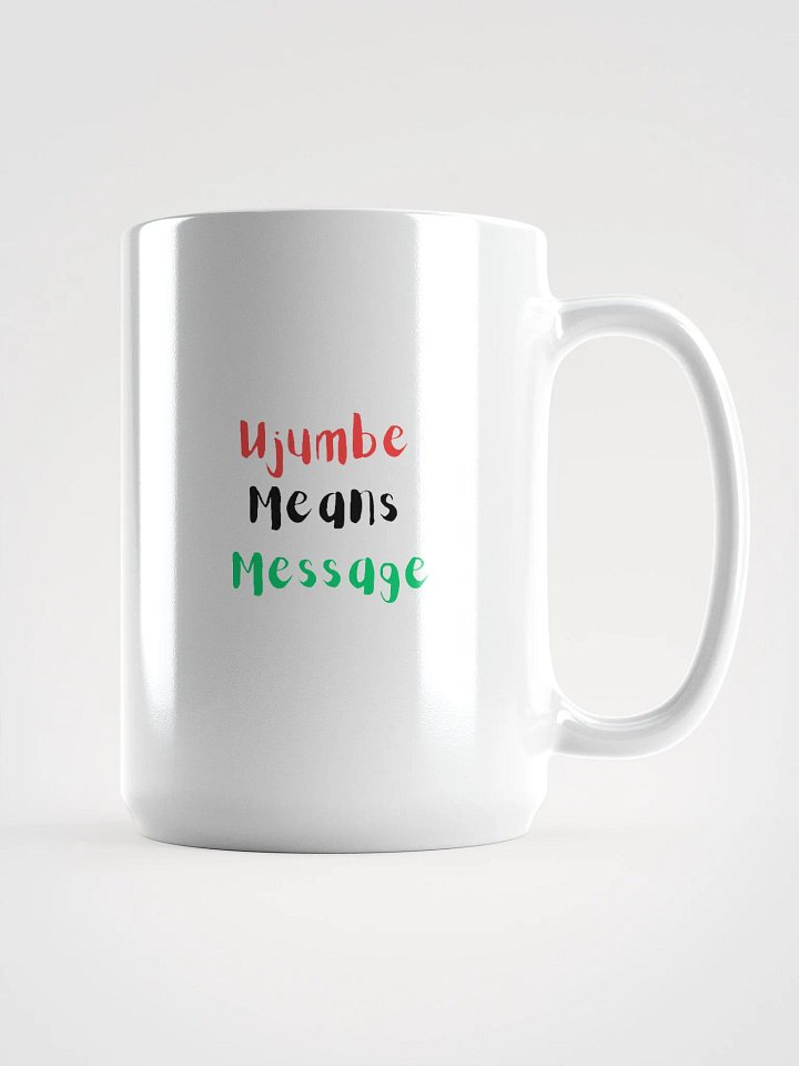 Vibrant Ujumbe Means Message Mug product image (1)