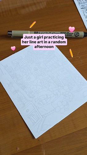 Clocking in my daily art practice. Every little session helps ~~

Tracing gets a bad rep but I love that i can draw without u...