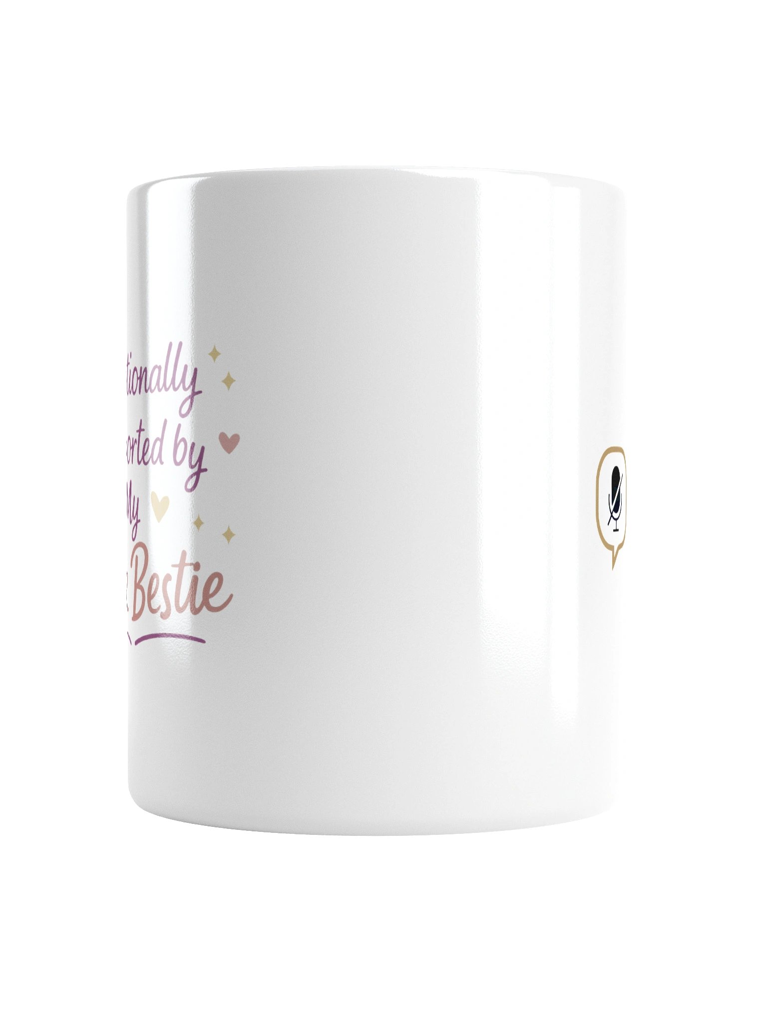 Emotionally Supported by My Work Bestie Mug product image (6)