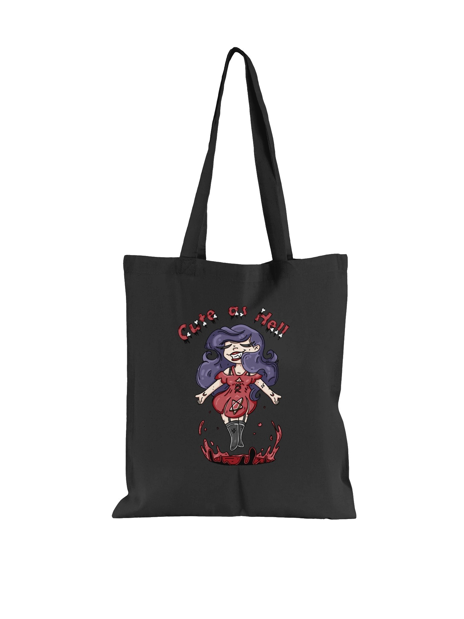 Cute As Hell Tote Bag product image (2)