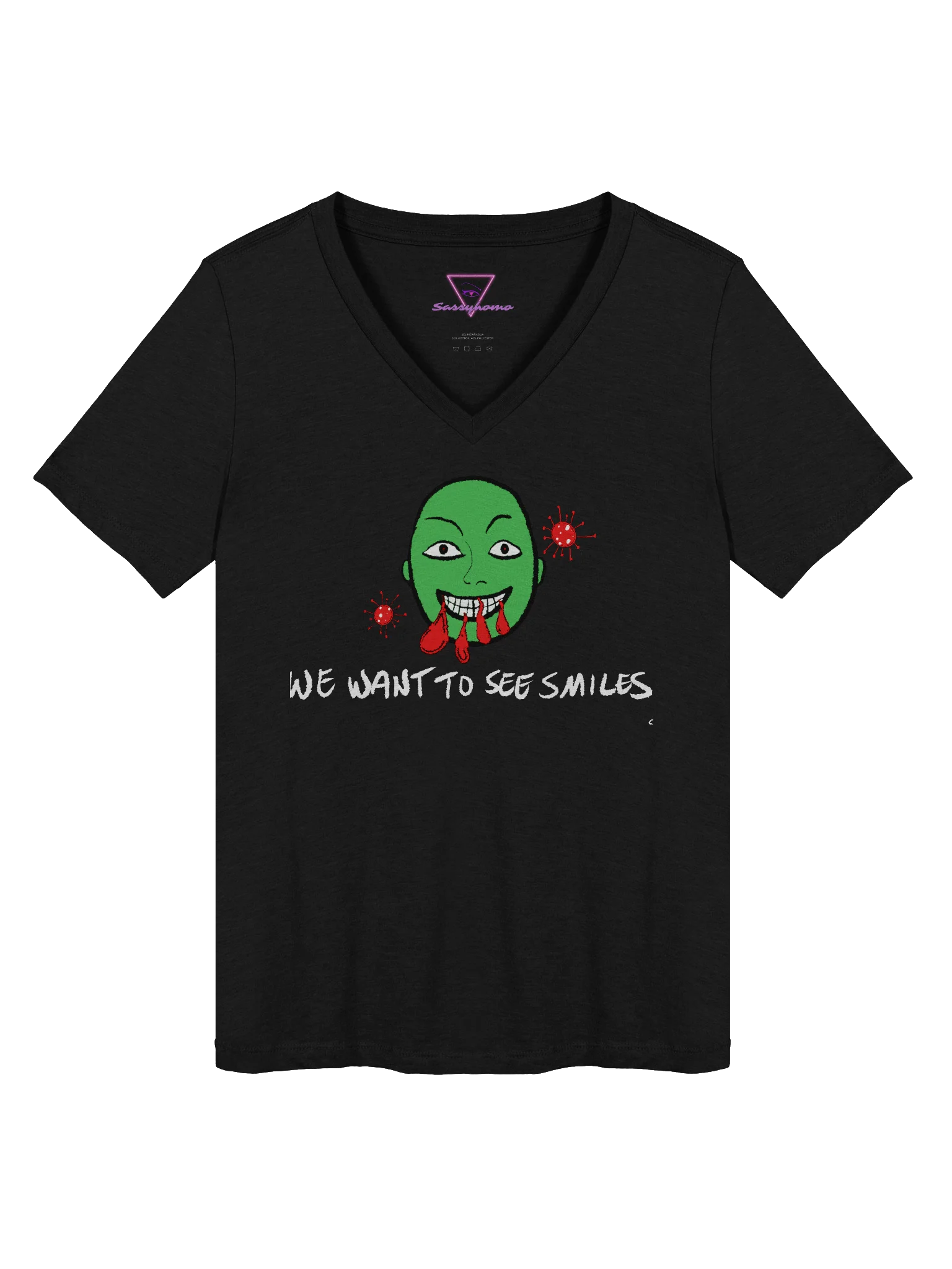 The Real Grinch V-neck tee product image (1)