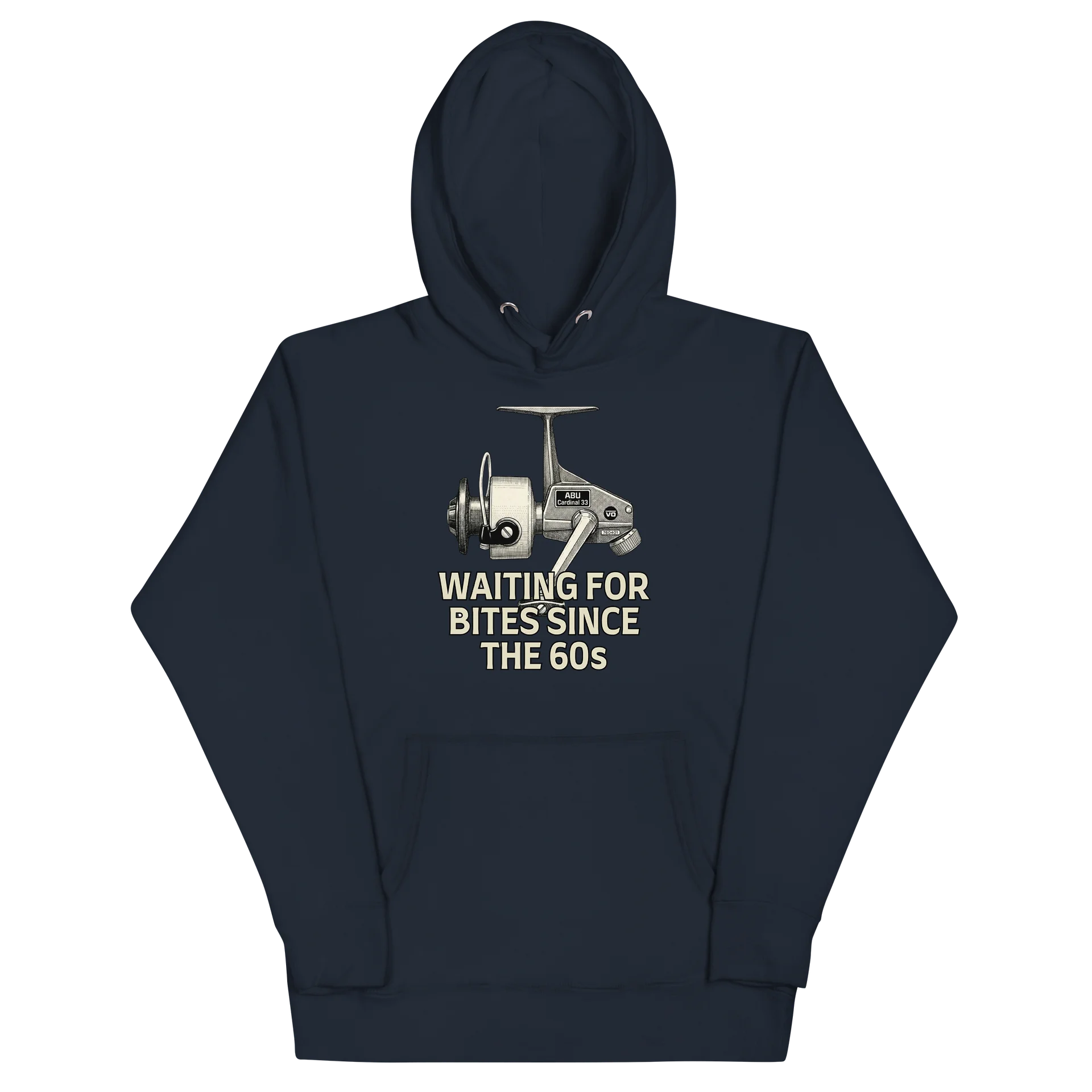 Abu Cardinal 33 Reel "Waiting for Bites Since the 1960s" Hoodie product image (58)