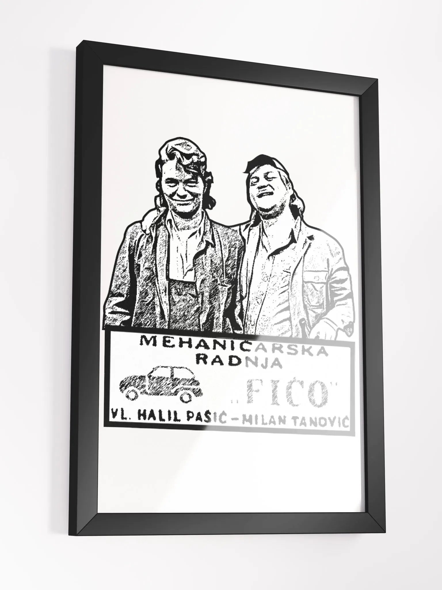 Kriva Tabla Framed High-Quality Matte Poster (in) product image (3)