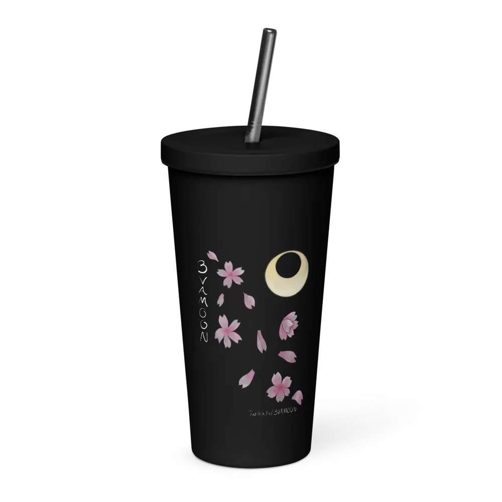 Sakura Blossom Insulated Tumbler w/ Straw product image (2)