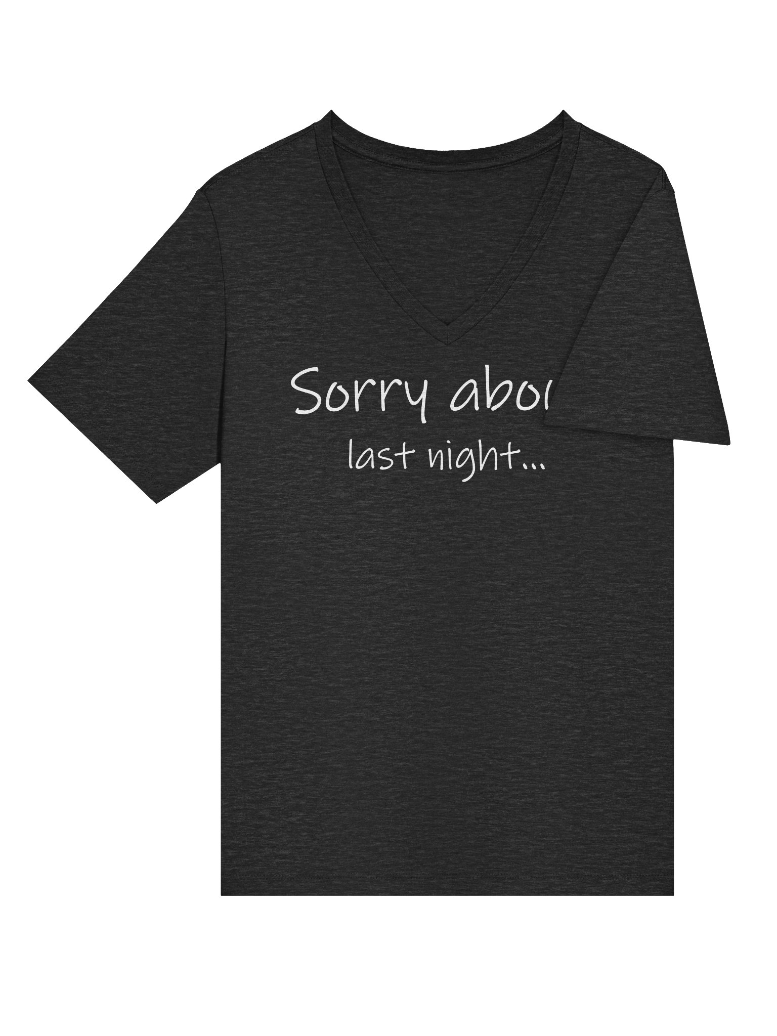 Sorry About Last Night Wm V Tee product image (64)