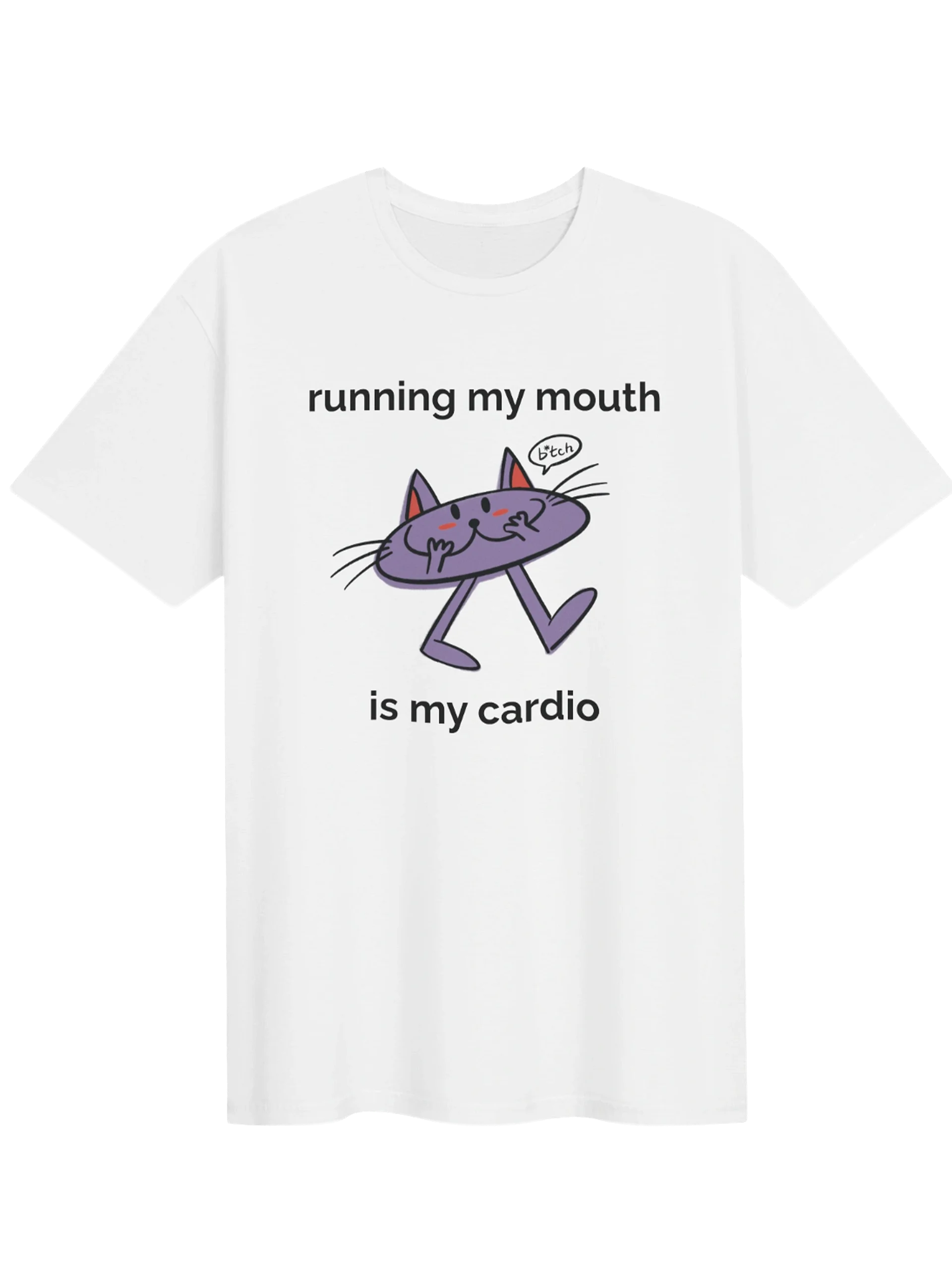 Running My Mouth Is My Cardio T Shirt product image (1)