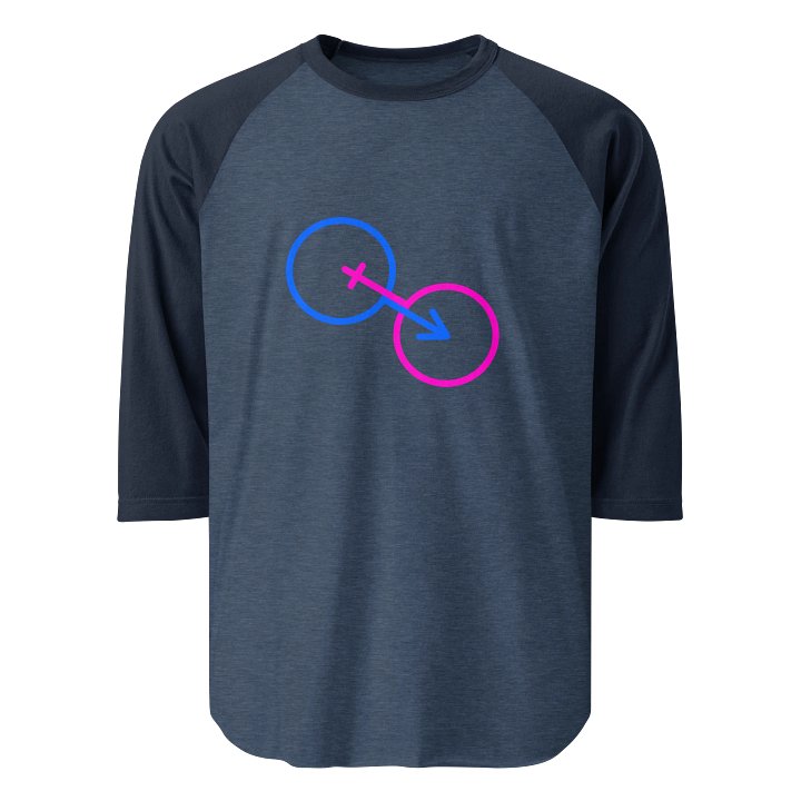 Interconnected Male & Female Raglan Tee product image (1)