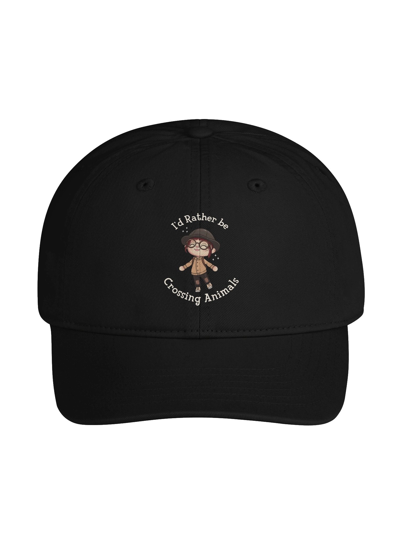 I'd Rather Be Crossing Animals Dad Cap product image (1)