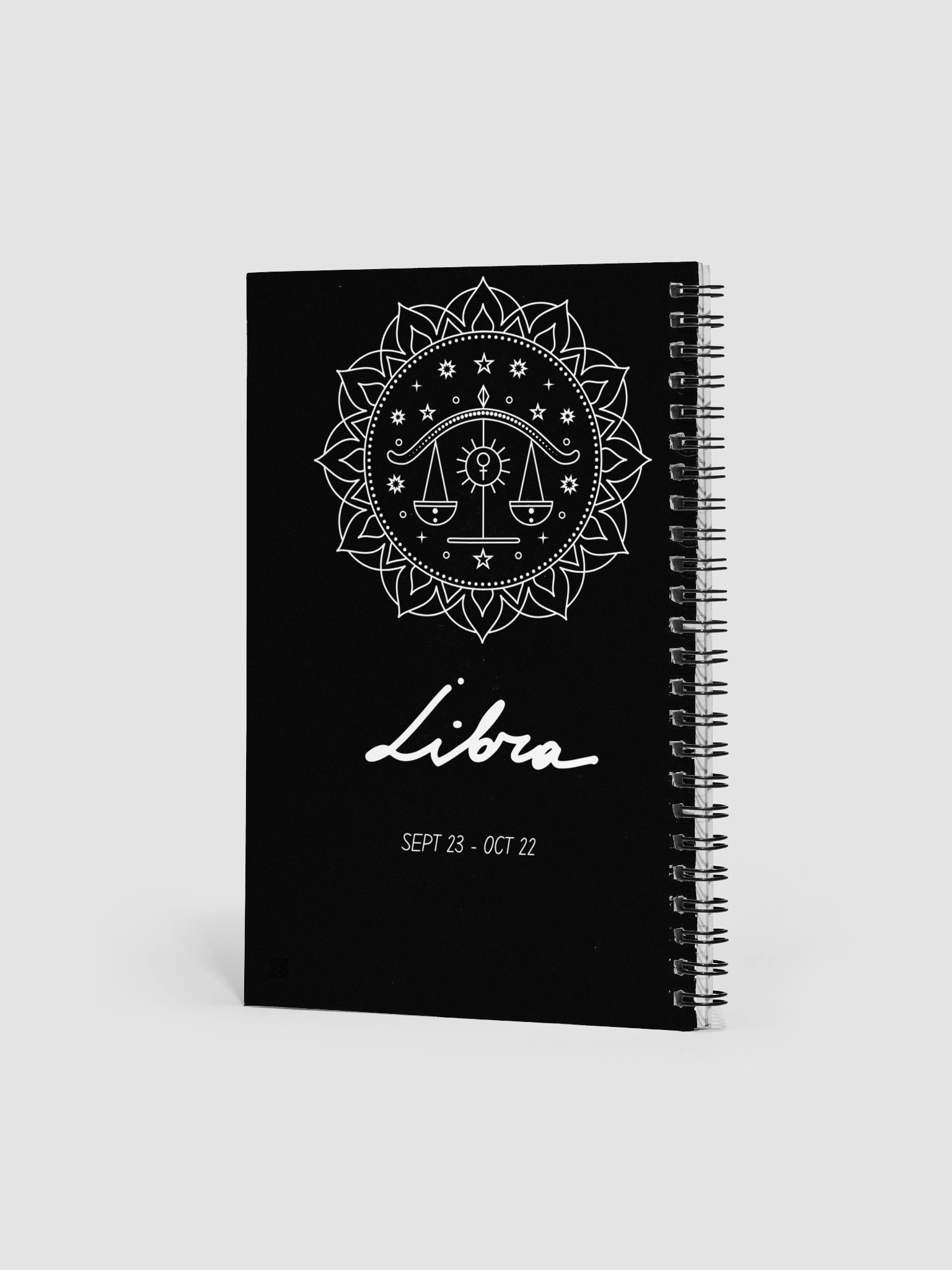 Libra Zodiac Notebook – Astrology Scales Design | Mystical Celestial Journal for Libra product image (2)