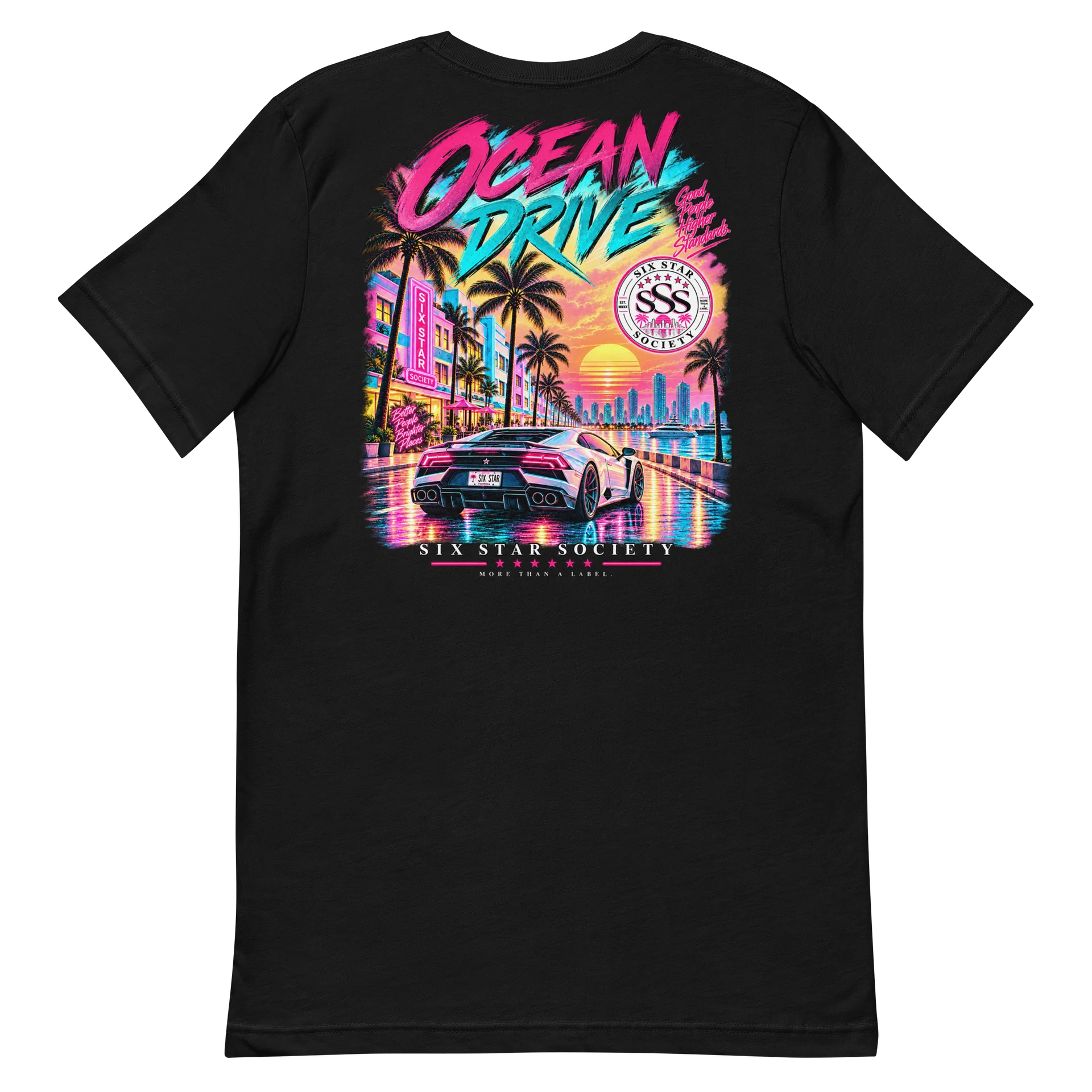 Six Star Society Ocean Drive Tee product image (6)