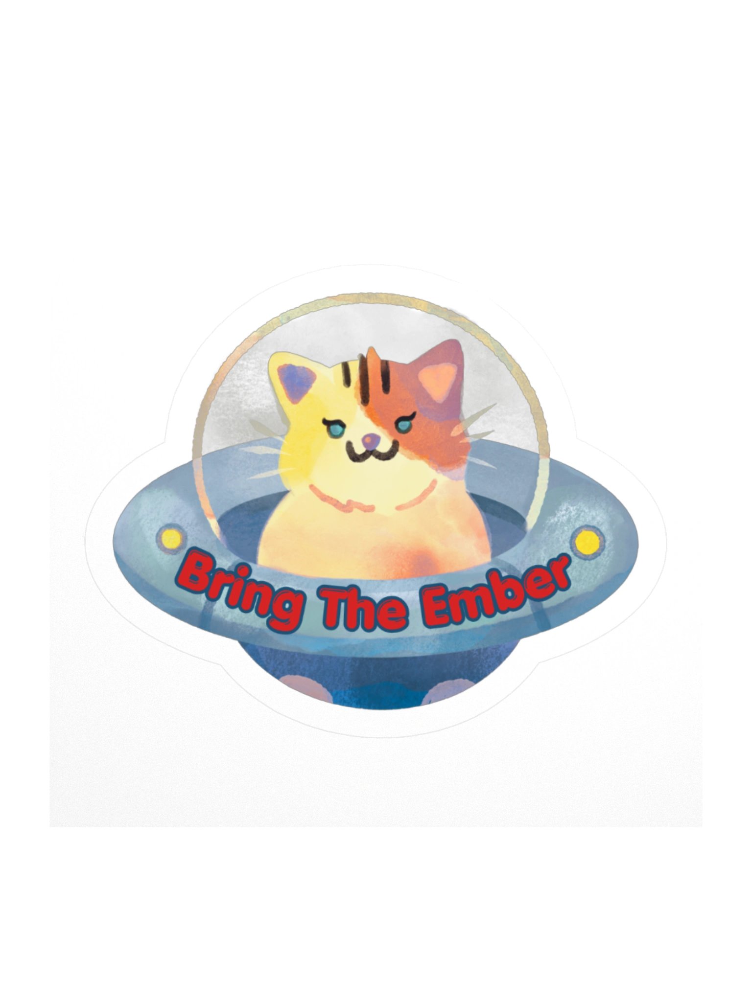 Bring The Ember - Space Cat Sticker product image (1)