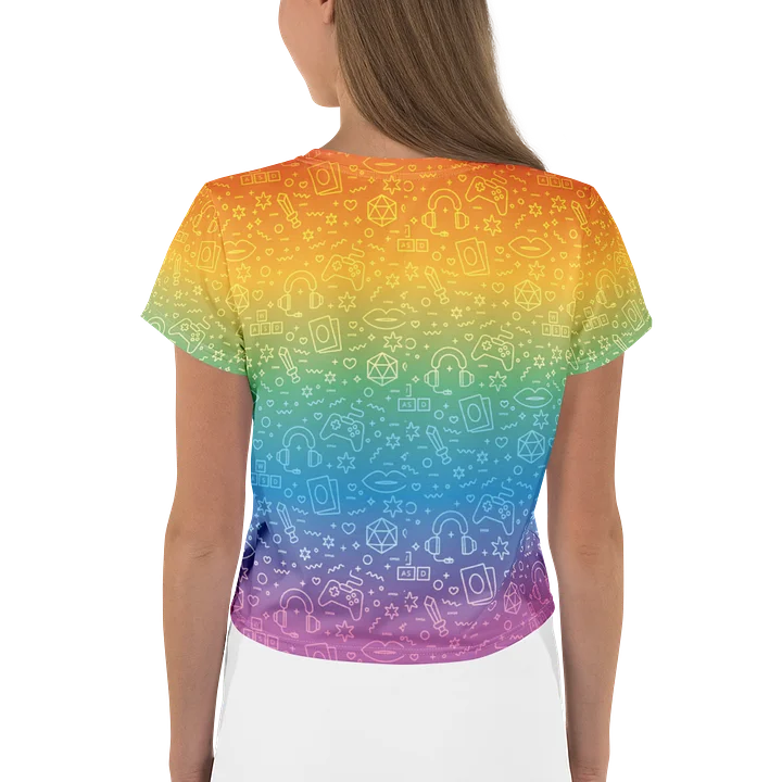 Pride Cropped T-Shirt ❤️🧡💛💚💙💜 product image (2)