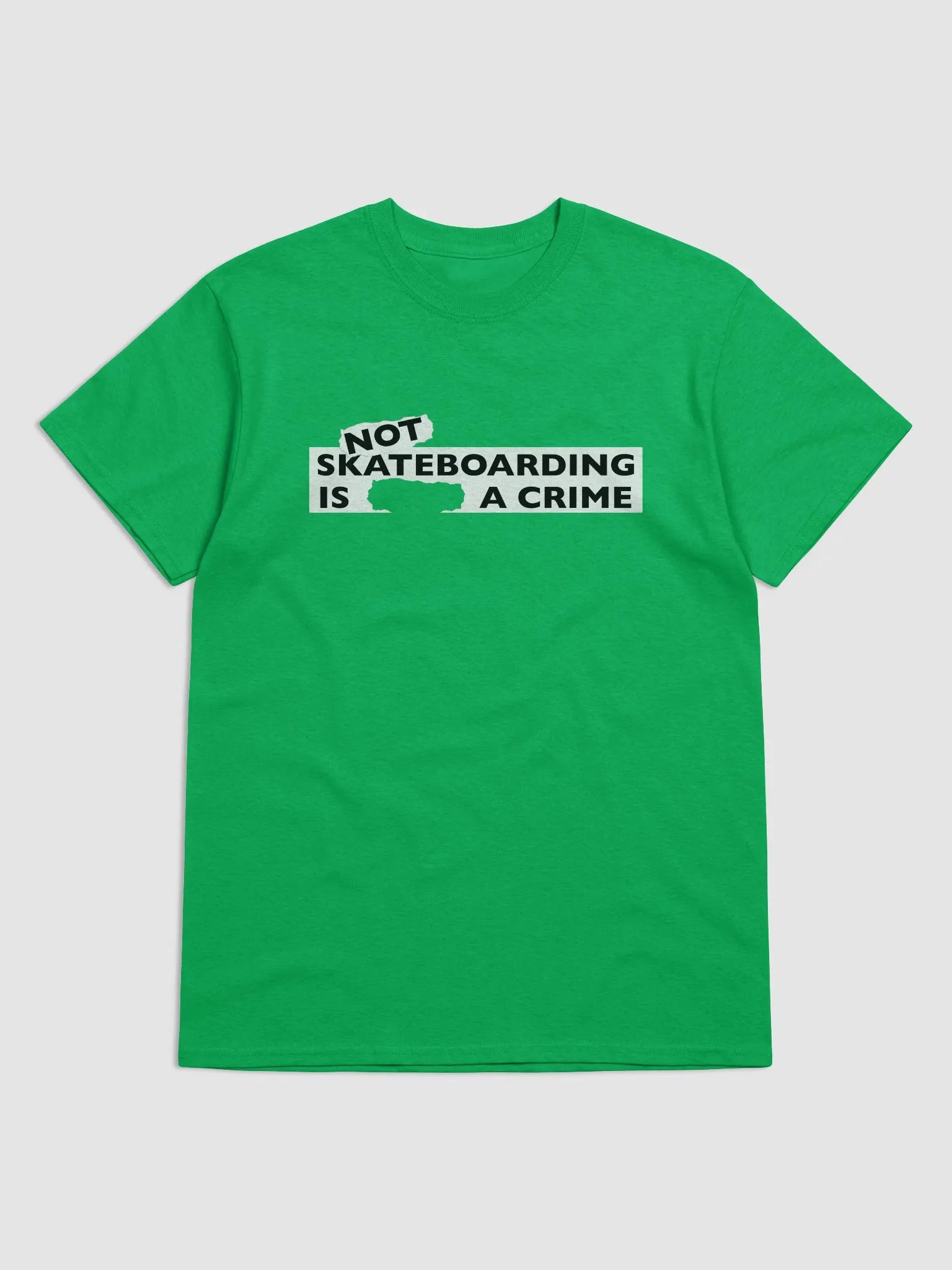 NOT SKATEBOARDING IS A CRIME - T Shirt product image (1)