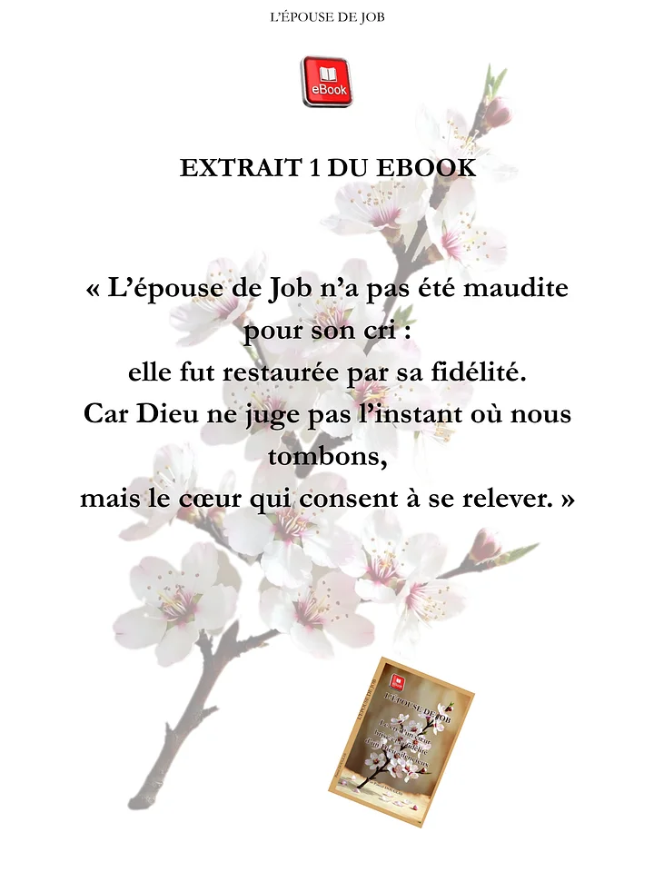 L’ÉPOUSE DE JOB - Ebook : Le cri d’un cœur brisé et la fidélité d’un Dieu silencieux product image (2)