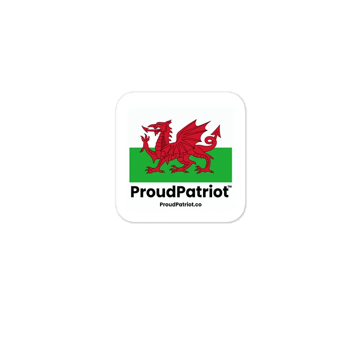 Wales Flag Vinyl Sticker product image (1)