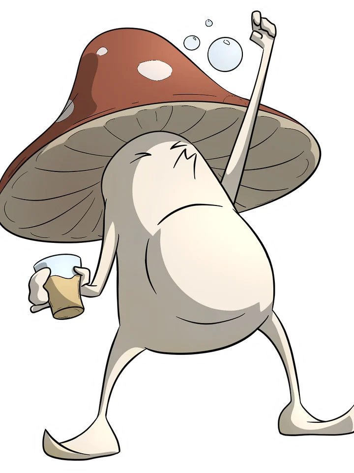 Drunk Mushroom 2” Sticker product image (1)