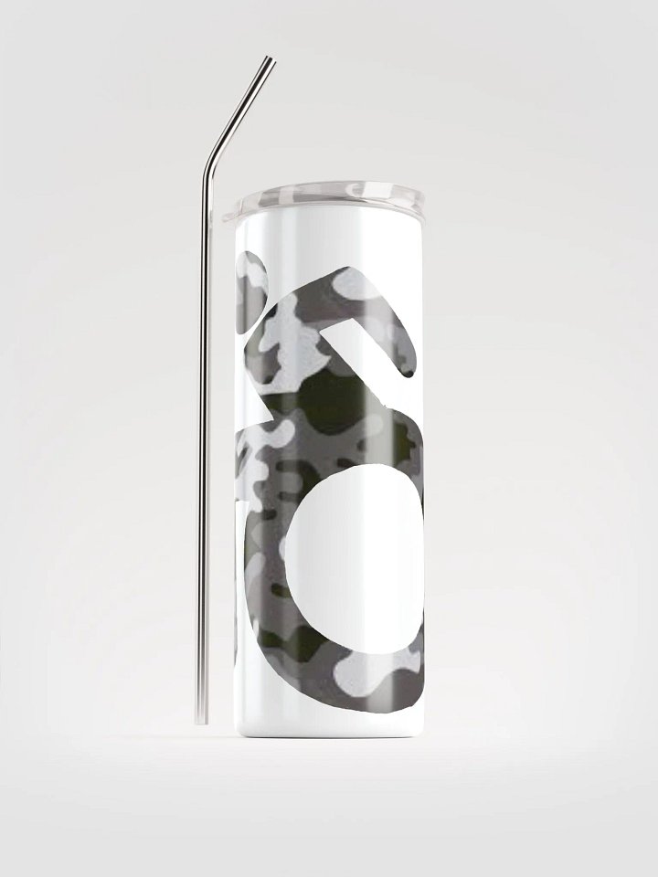 Wheelie, Dark Gray Camo SS Tumbler product image (1)