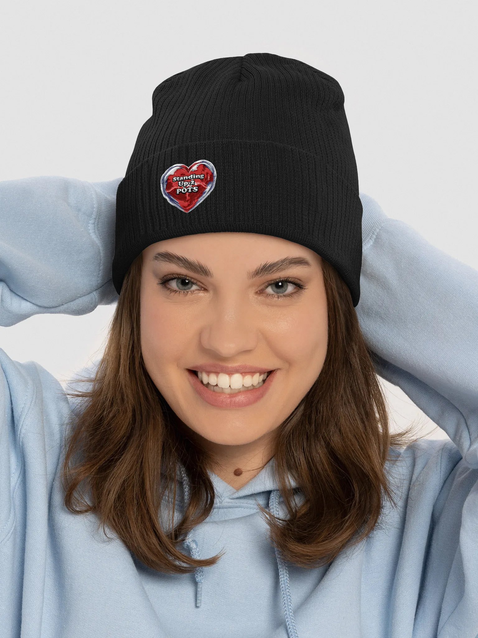 Standing Strong – POTS Awareness Beanie product image (6)