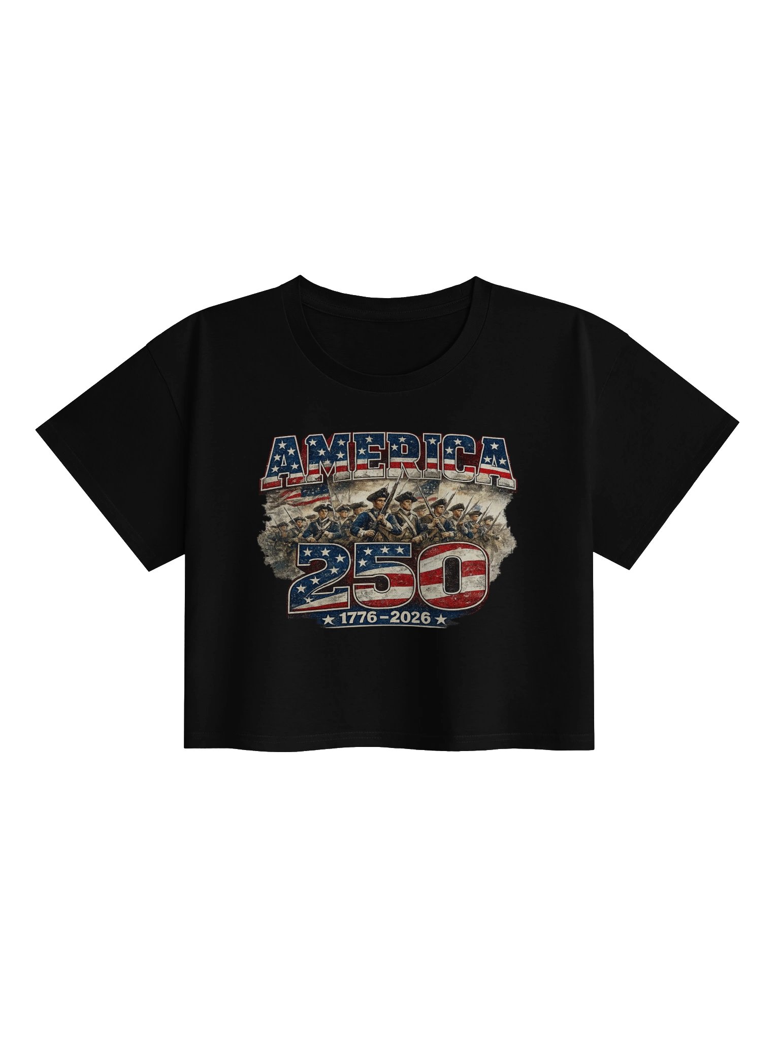 AMERICA 250 Women's AS Crop Top T-Shirt product image (1)