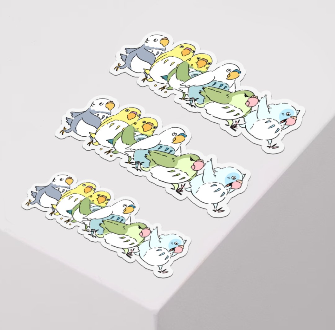 ABL X Ghibli Parakeets Magnet product image (1)