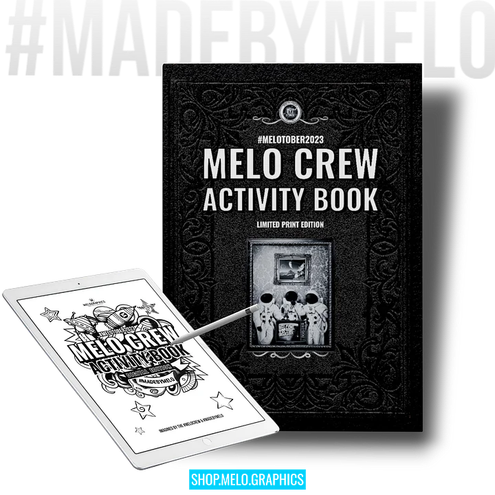 #MELOtober 2023 Melo Crew Activity Book - Print & Digital Bundle | #MadeByMELO product image (1)