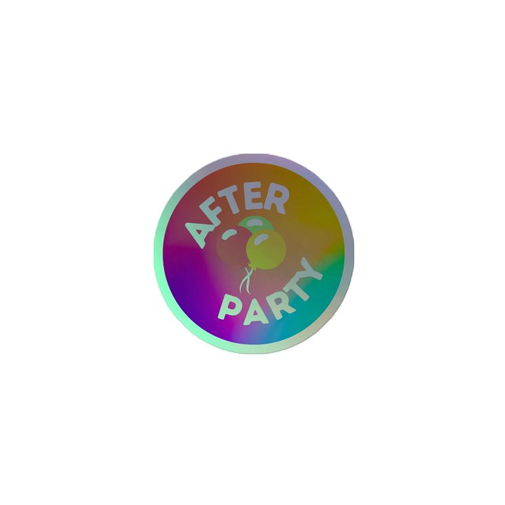 After Party Shiny Sticker product image (2)
